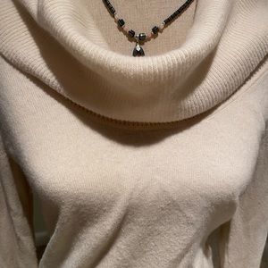 100% Cashmere cowl neck sweater